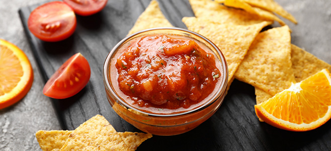 tangerine citrus salsa and chips recipe