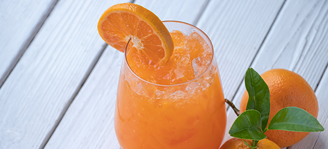 tangerine spritz drink