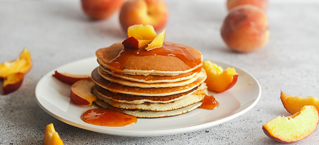 peach pancake recipe