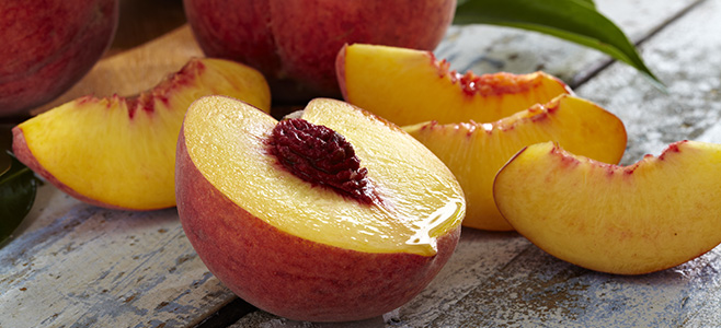 fresh peaches