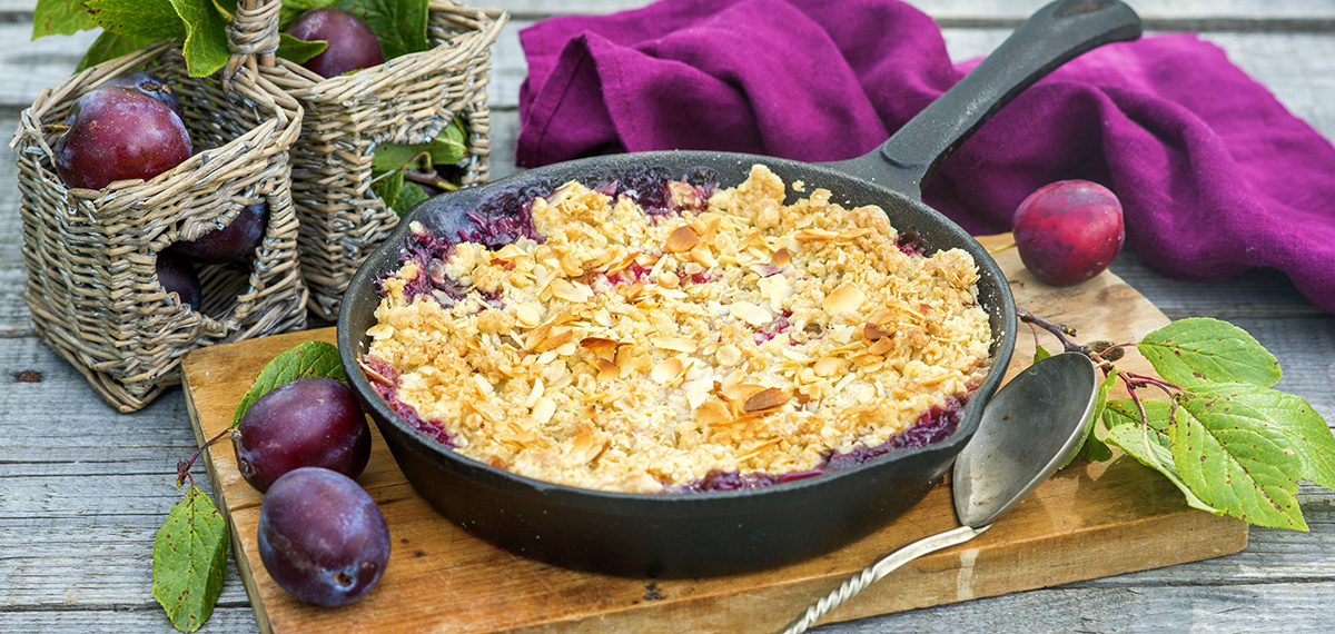 HG Empress plums cobbler recipe