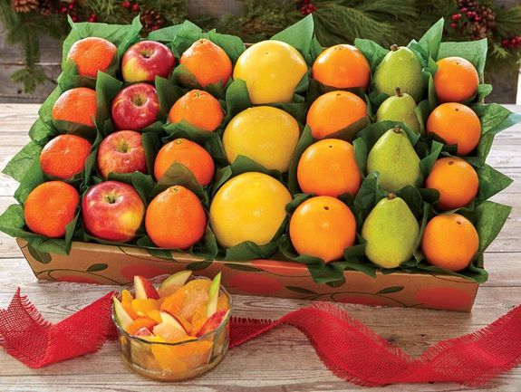 Holiday Fruit Rainbow