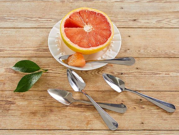 four grapefruit spoons