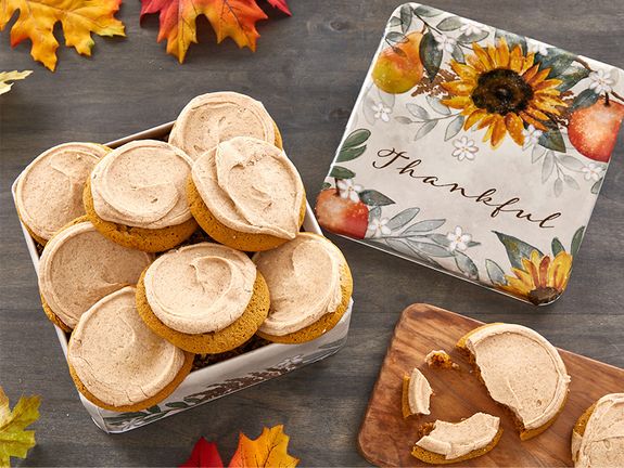 Pumpkin Spice Cookies in Thankful Tin