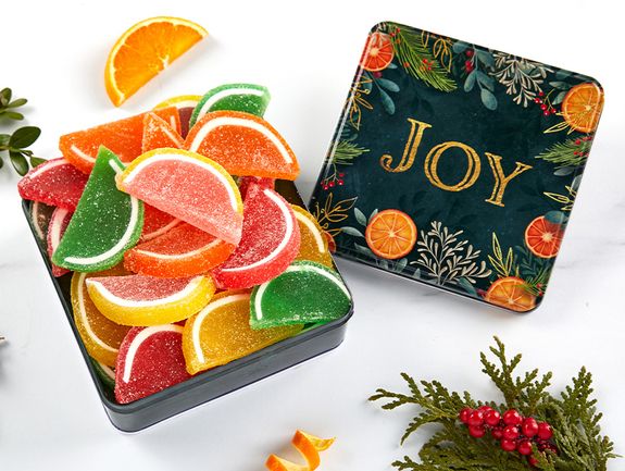 Fruit Slices in Joy Tin