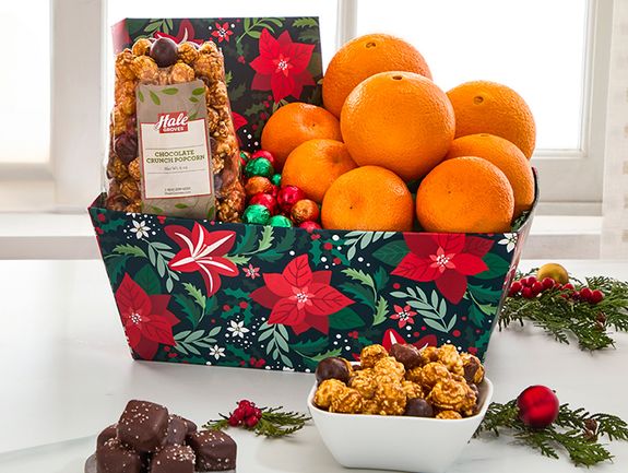 Deluxe Festive Floral Basket Box