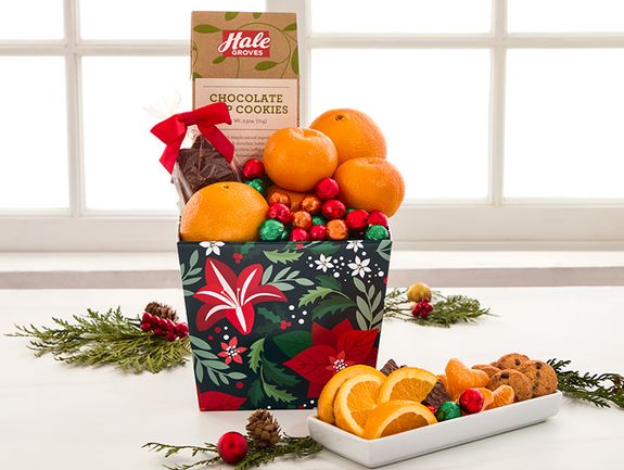 Festive Floral Basket Box