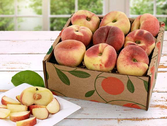 White Donut Peaches
