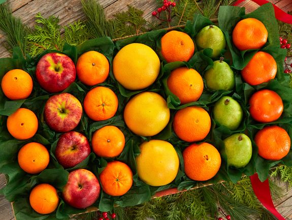 Holiday Fruit Rainbow