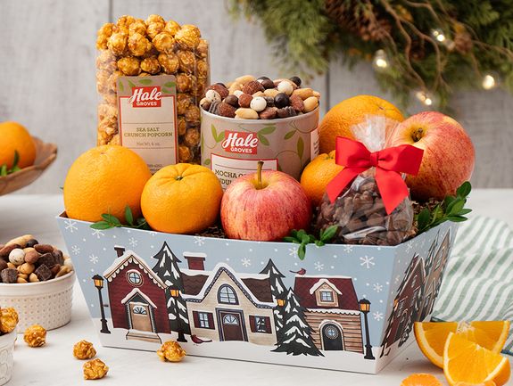 Holiday Village Basket Boxes, All Fruit