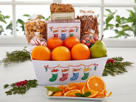 Citrus Stockings Basket Box