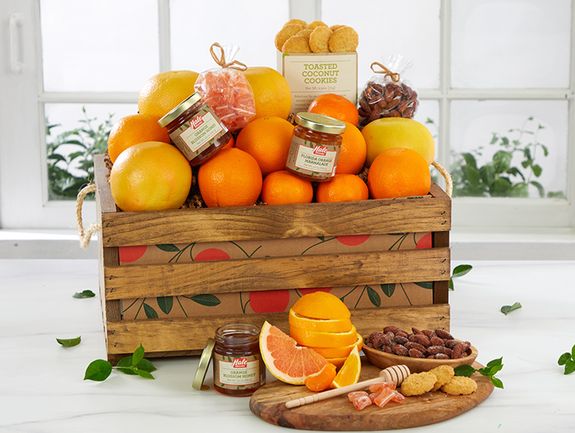 Old Florida Citrus Crate - Florida Gourmet Food Gift Basket