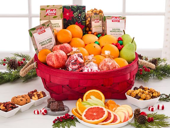 Deluxe Happy Holidays Basket