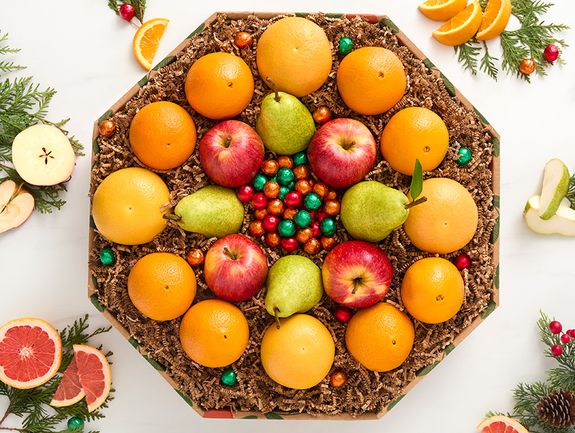 Hale Holiday Fruit Wreath - Hale Groves - Gift Baskets