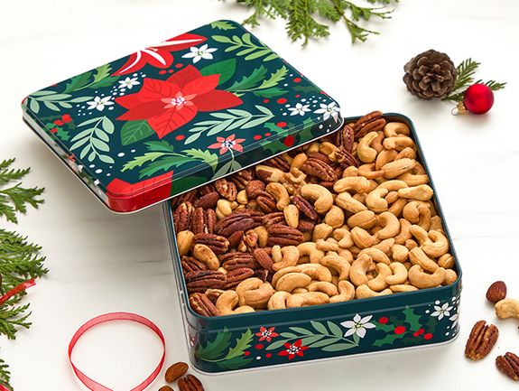 Cashew/Mixed Nut Combo tin - 30 oz