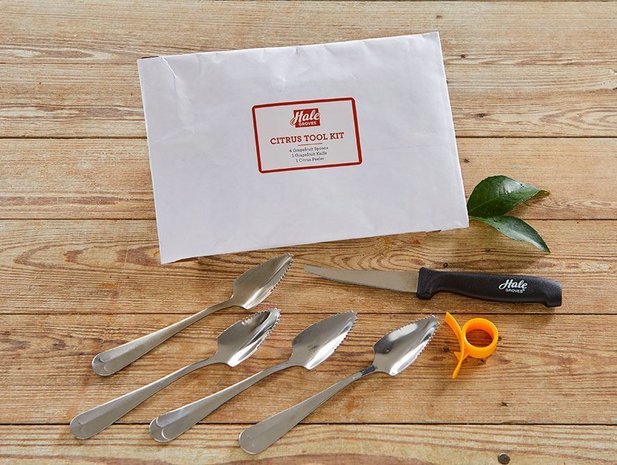 Citrus Tool Kit Grapefruit Spoon Orange Peeler Hale Groves Since 1947