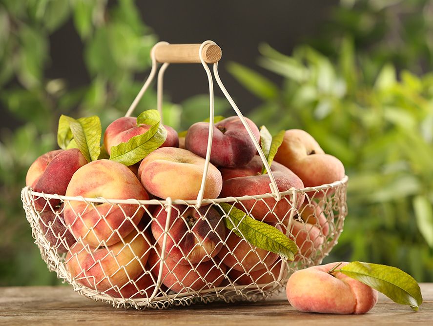 White Donut Peaches