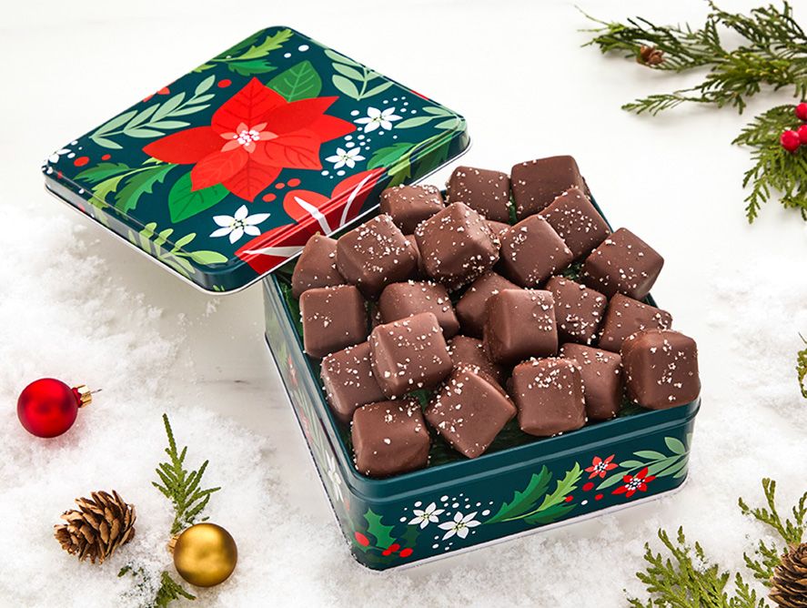 Dark Chocolate Sea Salt Caramels