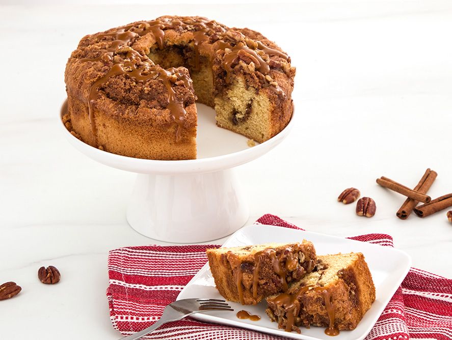 Salted Caramel Coffee Cake