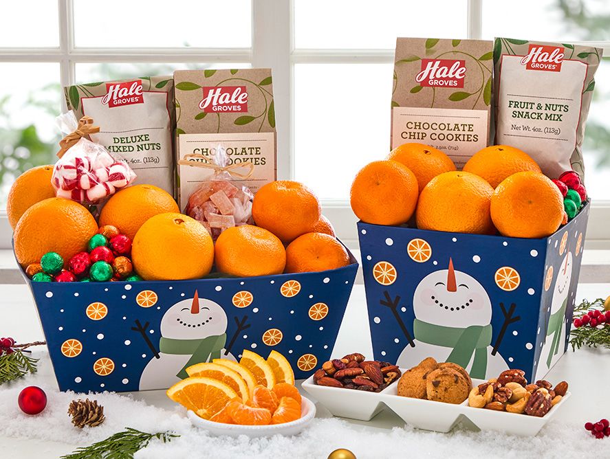 Citrus Snowman Gift Boxes