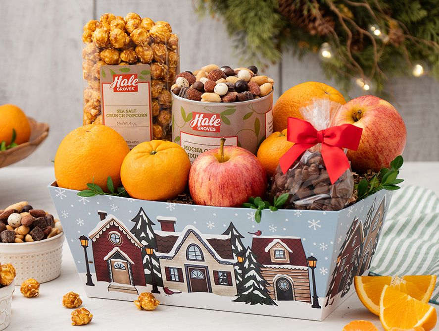 Holiday Village Basket Boxes, All Fruit